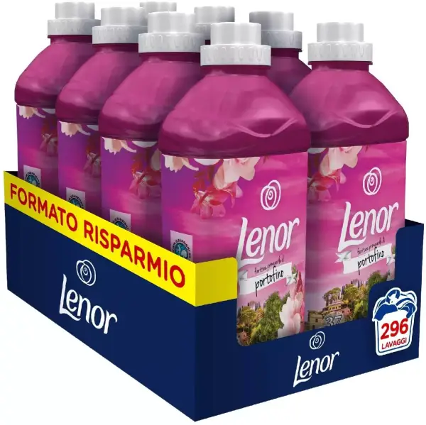 Pack de 8 Suavizante Lenor Portofino para 295 lavados Pack de 8 Suavizante Lenor Portofino para 295 lavados