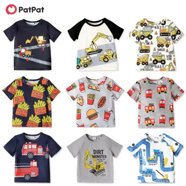 Camiseta de manga corta para niños Camiseta de manga corta para niños