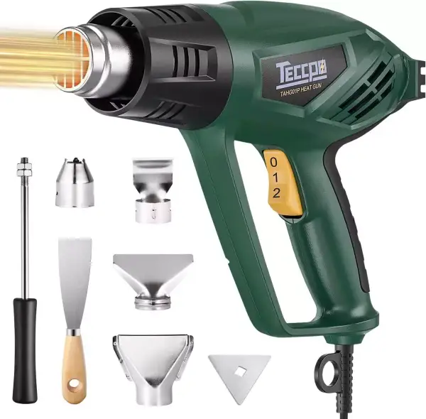 Pistola de aire caliente Teccpo de 2000W Pistola de aire caliente Teccpo de 2000W