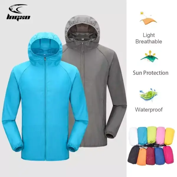 Chaqueta de lluvia impermeable unisex Chaqueta de lluvia impermeable unisex