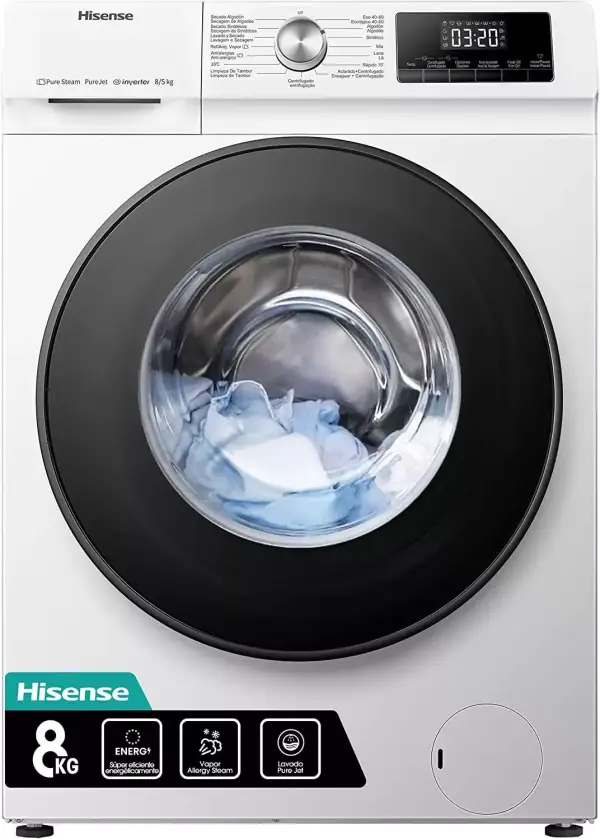 Lavadora Secadora 2 en 1 Hisense 8KG 5KG Lavadora Secadora 2 en 1 Hisense 8KG 5KG