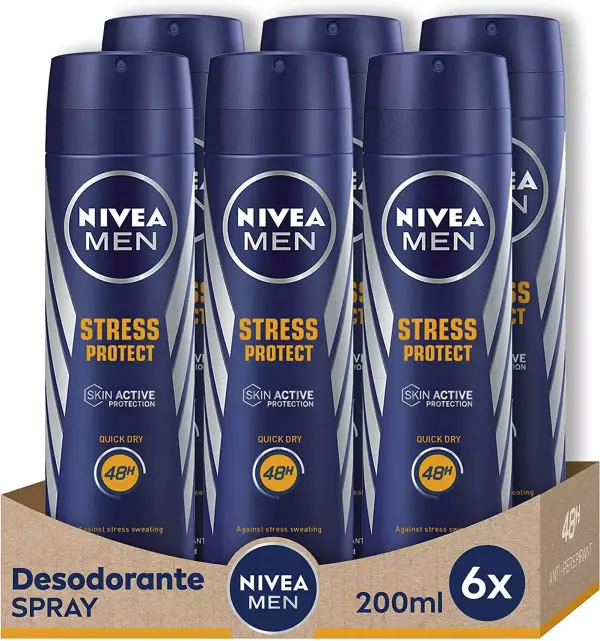 6x Nivea Men Stress Protect 200ml 6x Nivea Men Stress Protect 200ml