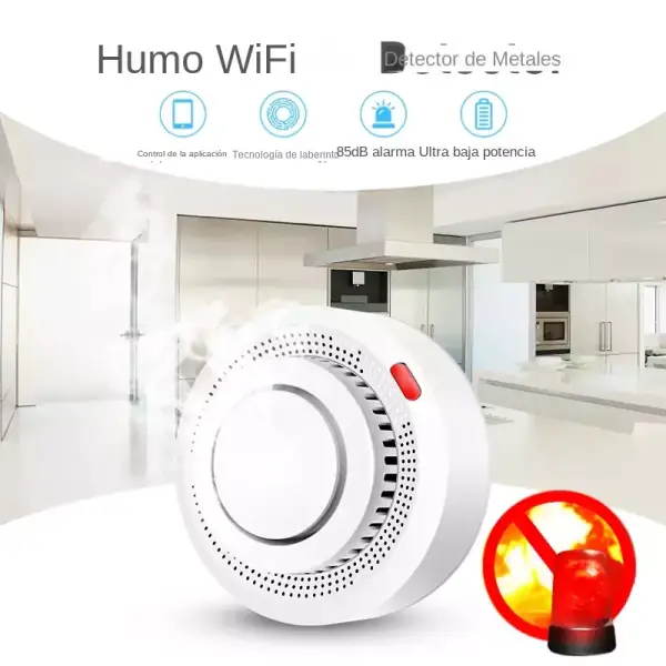Detector de humo WiFi Tuya Detector de humo WiFi Tuya
