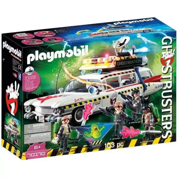 Coche Cazafantasmas Ecto 1A de Playmobil Coche Cazafantasmas Ecto 1A de Playmobil