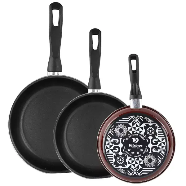 Juego de 3 sartenes antiadherentes MAGEFESA 18/20/24 cm Juego de 3 sartenes antiadherentes MAGEFESA 18/20/24 cm