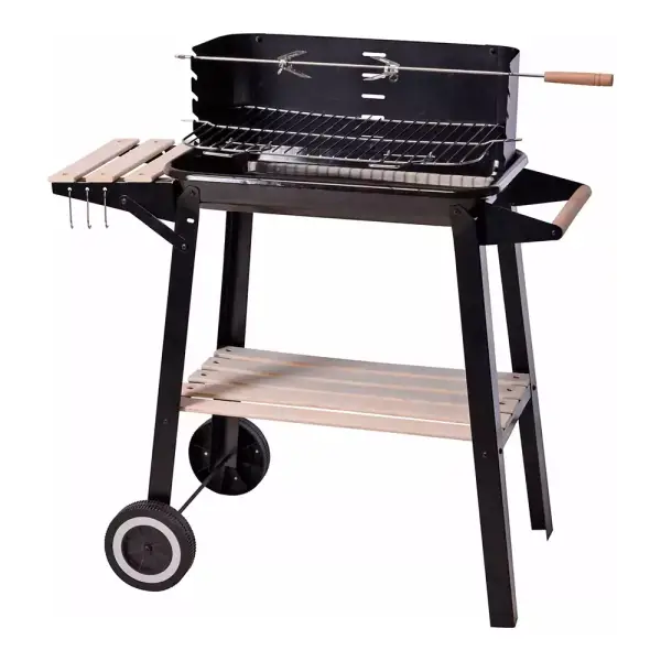 Barbacoa rectangular de carbón Barbacoa rectangular de carbón