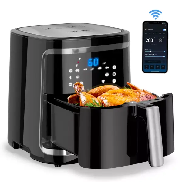 Freidora de aire sin aceite 7L Aigostar Cube 1900W Freidora de aire sin aceite 7L Aigostar Cube 1900W