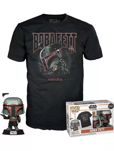 Funko Boba Fett Star Wars 462 + Camiseta Exclusiva Funko Funko Boba Fett Star Wars 462 + Camiseta Exclusiva Funko