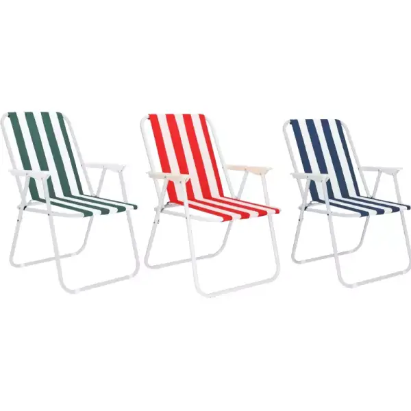 Silla de Playa Plegable con Reposabrazos Silla de Playa Plegable con Reposabrazos