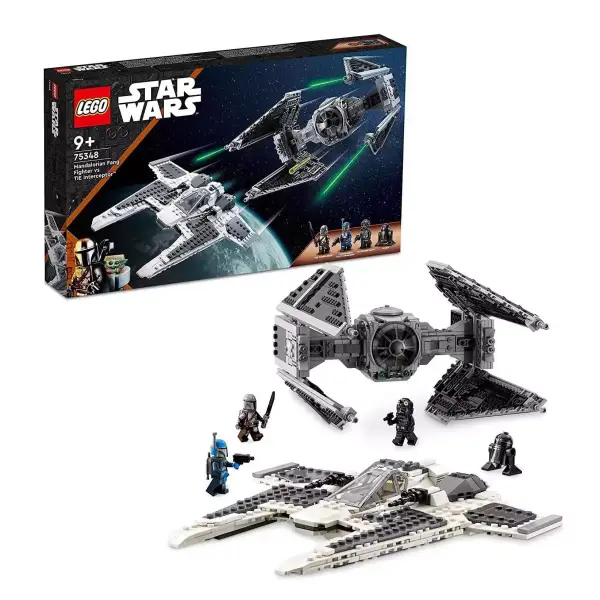 LEGO Star Wars Caza Colmillo Mandaloriano vs. Interceptor Tie LEGO Star Wars Caza Colmillo Mandaloriano vs. Interceptor Tie