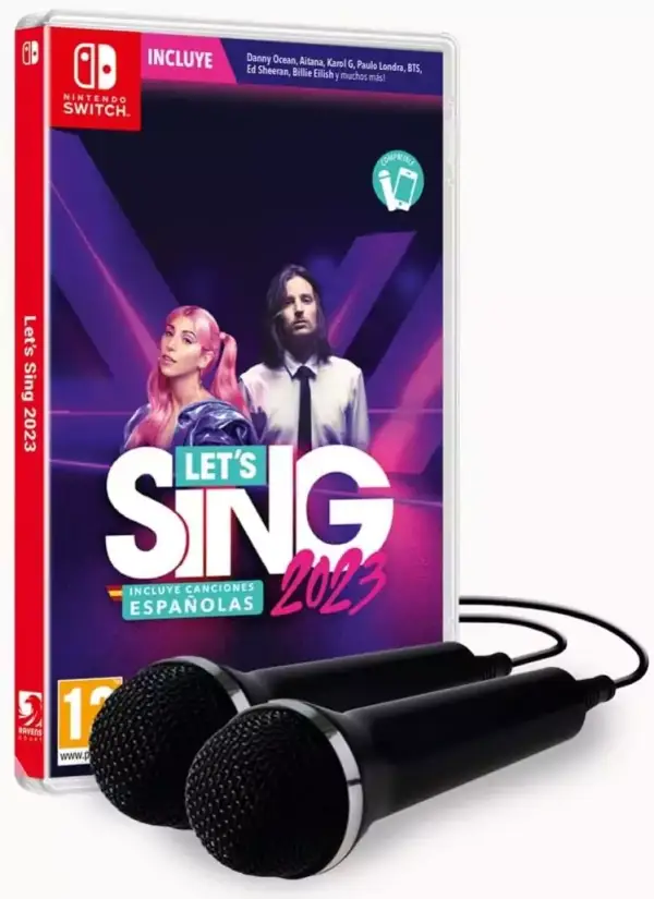 Let's Sing 2023 Switch + 2 micrófonos Let's Sing 2023 Switch + 2 micrófonos