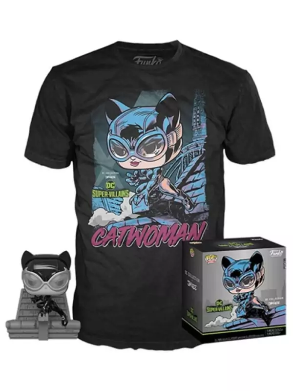 Camiseta + Funko Pop! Catwoman DC Special Edition Camiseta + Funko Pop! Catwoman DC Special Edition