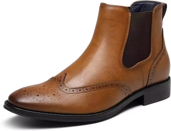 Botas para hombre de cuero Bruno Marc Botas para hombre de cuero Bruno Marc