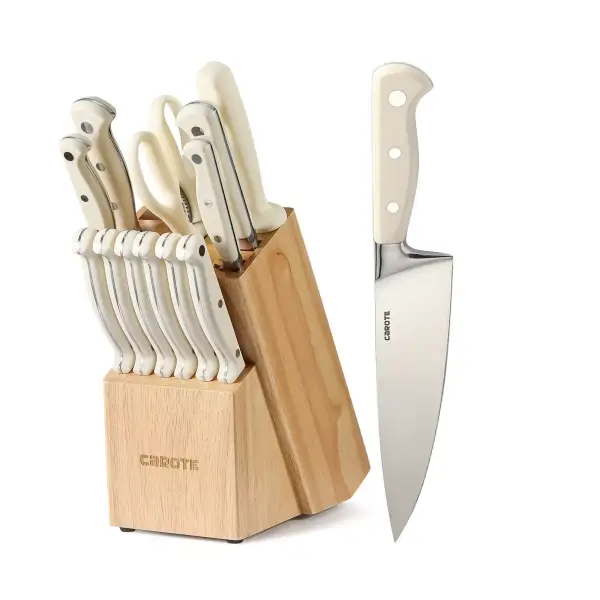 Juego de 14 Cuchillos de Cocina con Bloques Juego de 14 Cuchillos de Cocina con Bloques