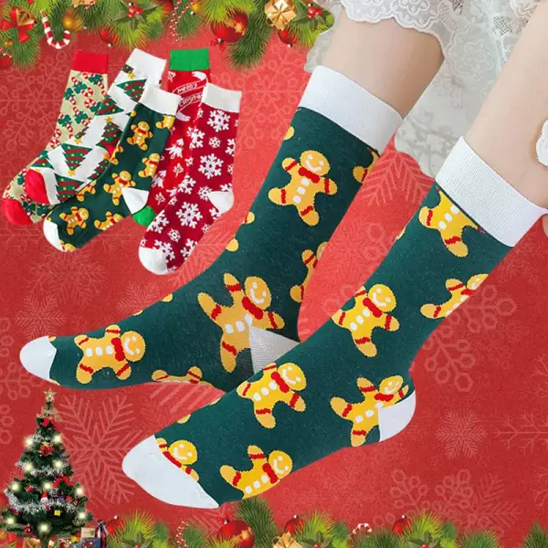 Calcetines gruesos y cálidos con diseño de animales para hombre y mujer Calcetines gruesos y cálidos con diseño de animales para hombre y mujer