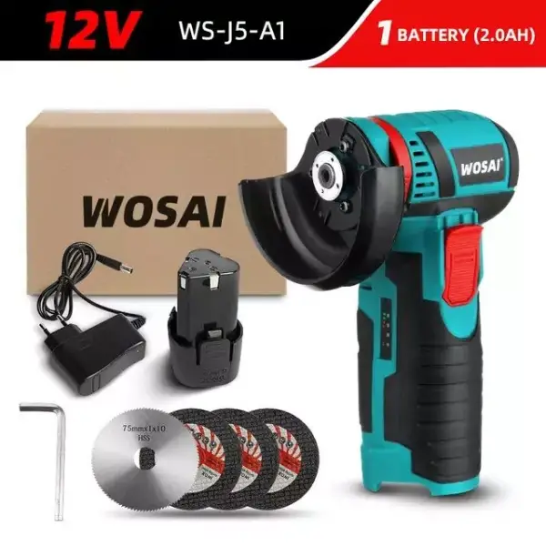 WOSAI amoladora angular sin escobillas de 12V WOSAI amoladora angular sin escobillas de 12V