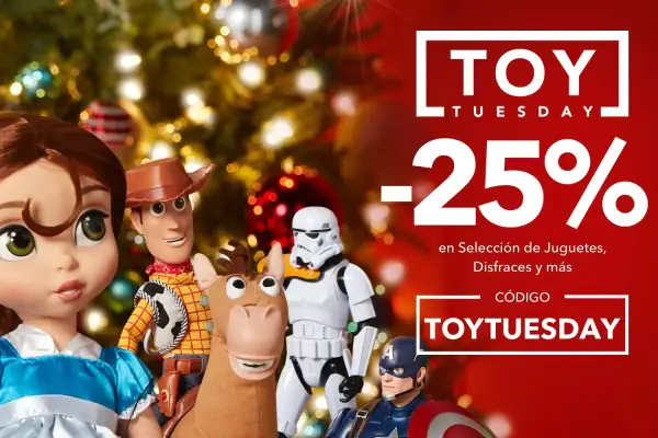 25% extra en una selección ShopDisney 25% extra en una selección ShopDisney