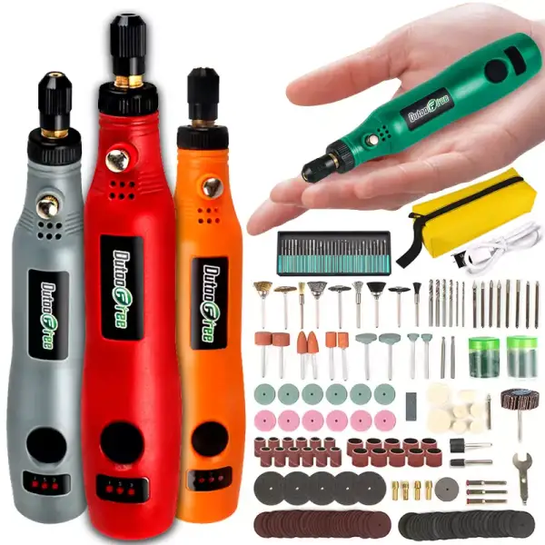 Herramienta tipo Dremel Inalámbrico USB con accesorios Herramienta tipo Dremel Inalámbrico USB con accesorios