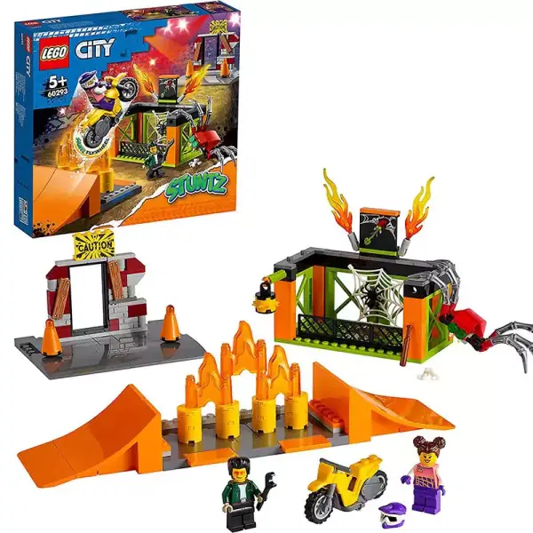 LEGO Parque Acrobático con Moto de Juguete LEGO Parque Acrobático con Moto de Juguete