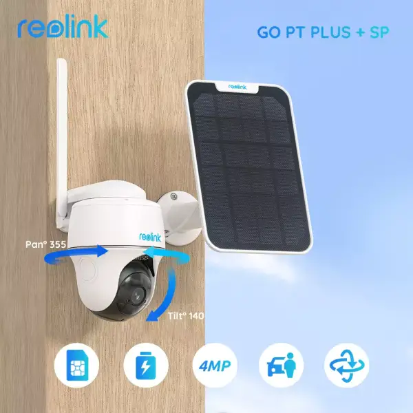 Reolink cámara GO PT Plus con batería Reolink cámara GO PT Plus con batería