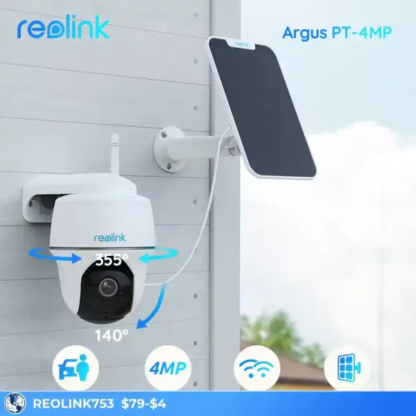 Reolink Argus PT 4MP Cámara de vigilancia IP Reolink Argus PT 4MP Cámara de vigilancia IP