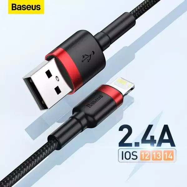 Baseus Cable USB de carga rápida para iPhone 1 metro Baseus Cable USB de carga rápida para iPhone 1 metro