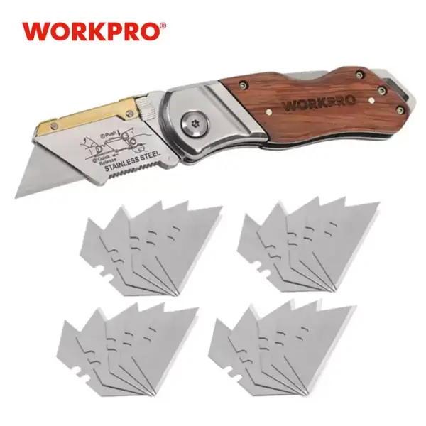 WORKPRO cuchillo utilitario plegable WORKPRO cuchillo utilitario plegable