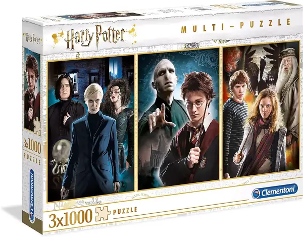 Pack de 3 Puzzles de 1000 Piezzas de Harry Potter Pack de 3 Puzzles de 1000 Piezzas de Harry Potter