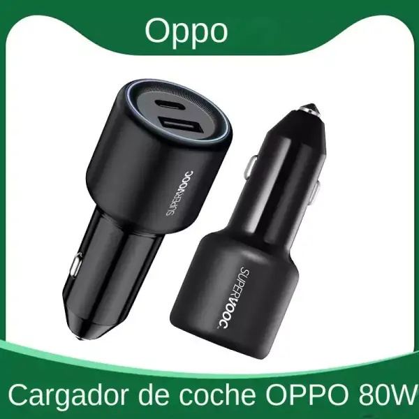 OPPO cargador de coche Original 80W OPPO cargador de coche Original 80W