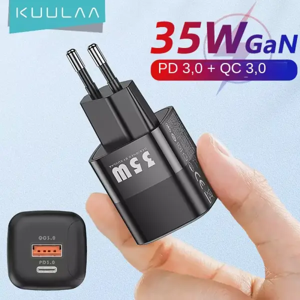 Cargador USB-C QC 35W Kuulaa Cargador USB-C QC 35W Kuulaa