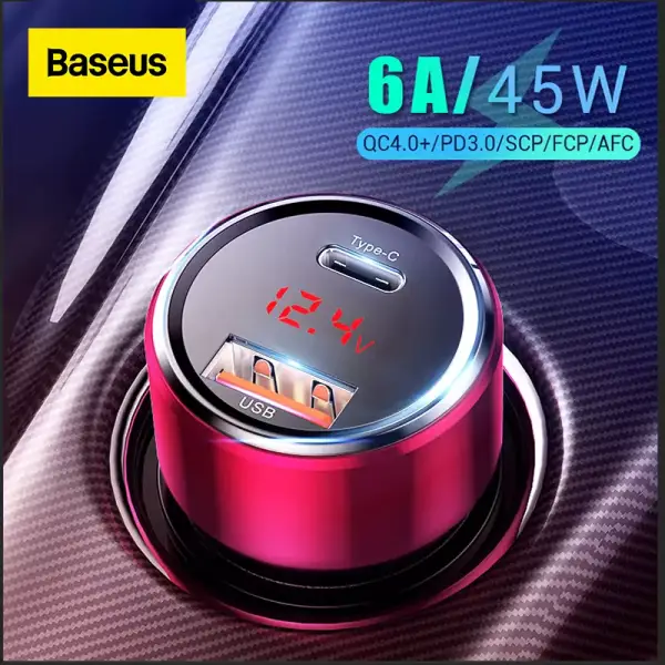 Baseus cargador de coche QC 4,0 Baseus cargador de coche QC 4,0