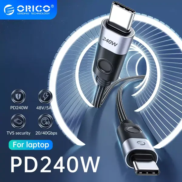 ORICO Cable USB C de carga rápida para PS5 ORICO Cable USB C de carga rápida para PS5
