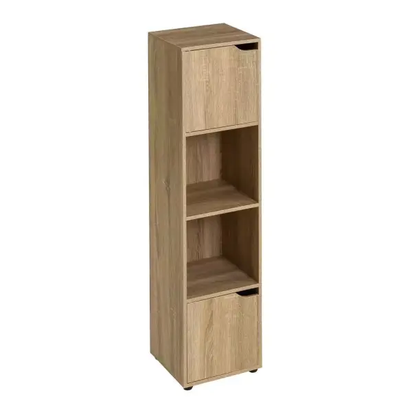 Estantería de puerta de madera marrón de 119x29x30 cm Estantería de puerta de madera marrón de 119x29x30 cm