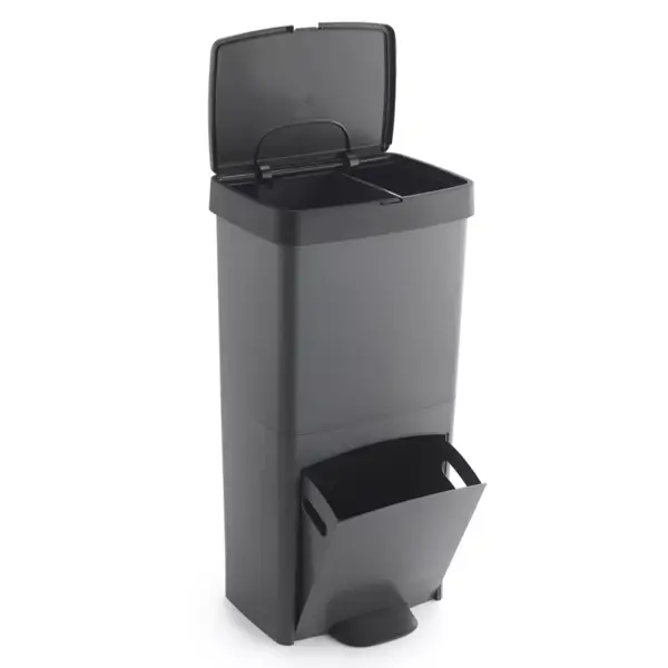 Cubo de basura doble compartimento 70 L Cubo de basura doble compartimento 70 L
