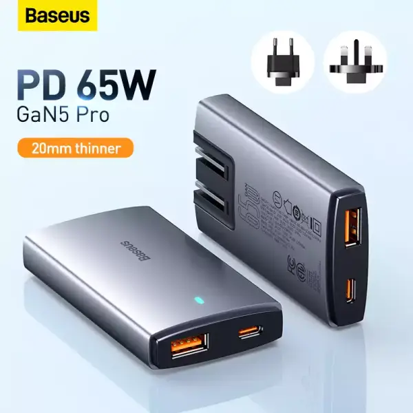 Baseus cargador GaN5 de 65W Baseus cargador GaN5 de 65W
