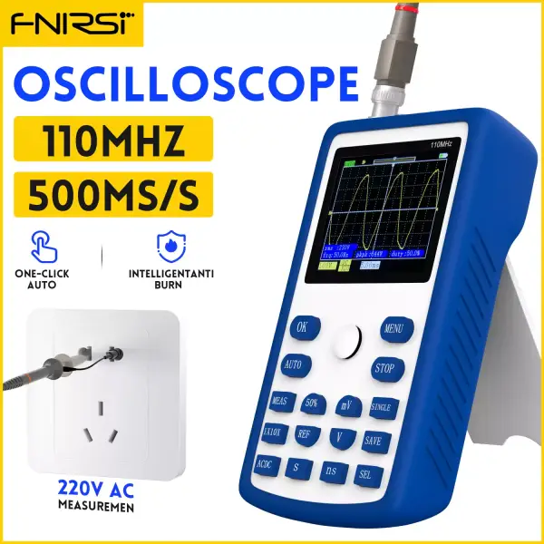 FNIRSI 1C15 Osciloscopio digital profesional FNIRSI 1C15 Osciloscopio digital profesional