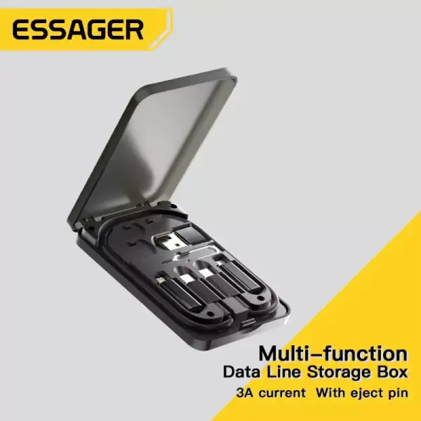 Essager Caja multifunción con cable 60W Essager Caja multifunción con cable 60W