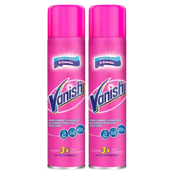 Vanish Quitamanchas para alfombras 2x600ml Vanish Quitamanchas para alfombras 2x600ml