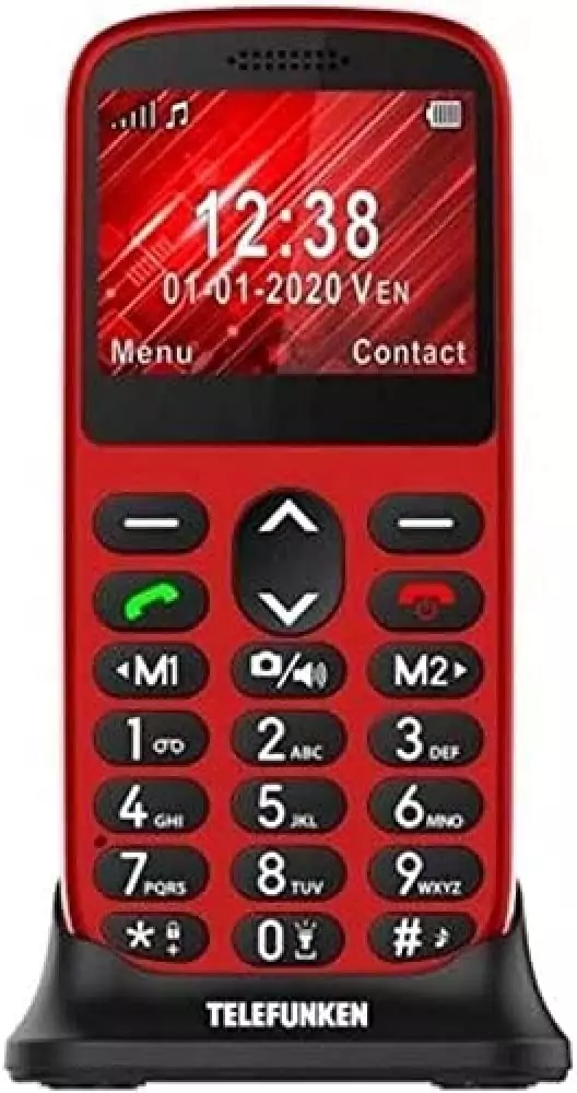 Telefunken - Teléfono móvil S420, Rojo Telefunken - Teléfono móvil S420, Rojo