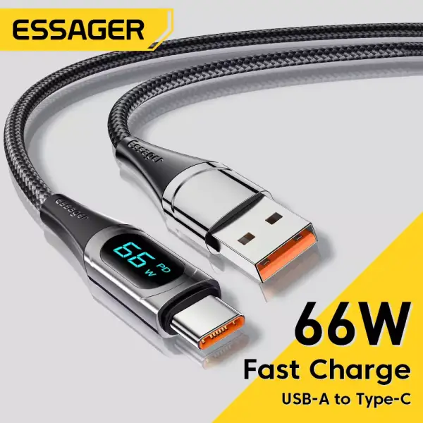 Essager Cable USB tipo C 66W Essager Cable USB tipo C 66W