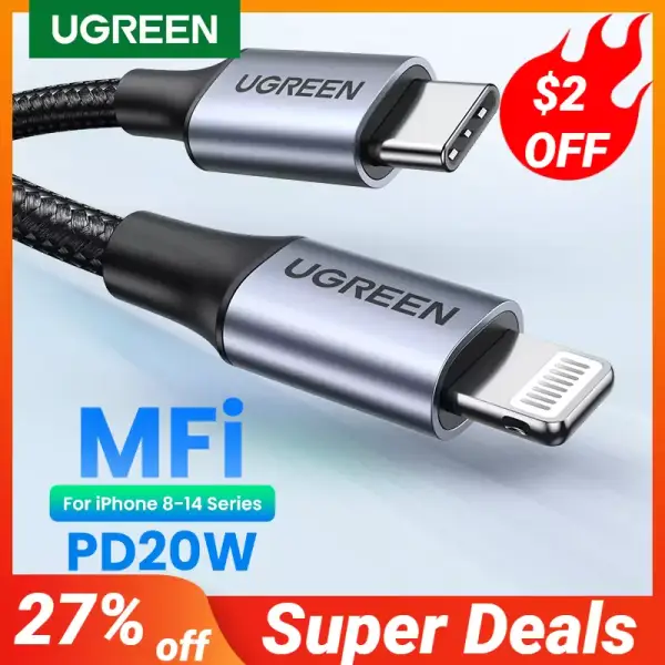 UGREEN Cable USB tipo C a Lightning UGREEN Cable USB tipo C a Lightning