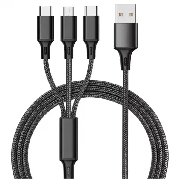Cable USB de datos 3 en 1 Cable USB de datos 3 en 1
