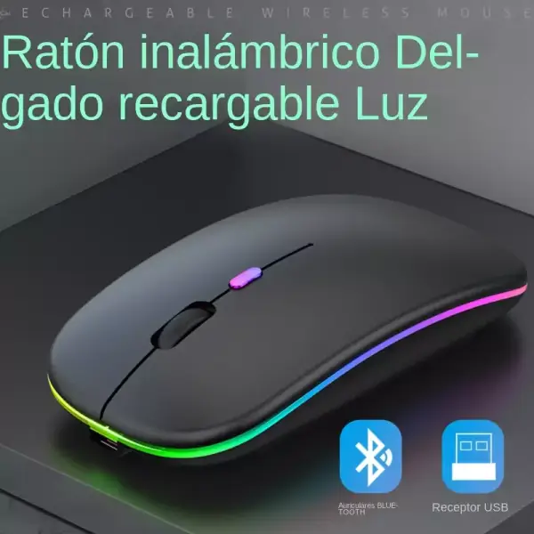 Ratón inalámbrico con iluminación Ratón inalámbrico con iluminación
