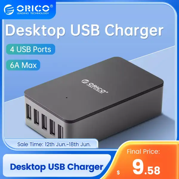 ORICO estación de carga USB para escritorio ORICO estación de carga USB para escritorio