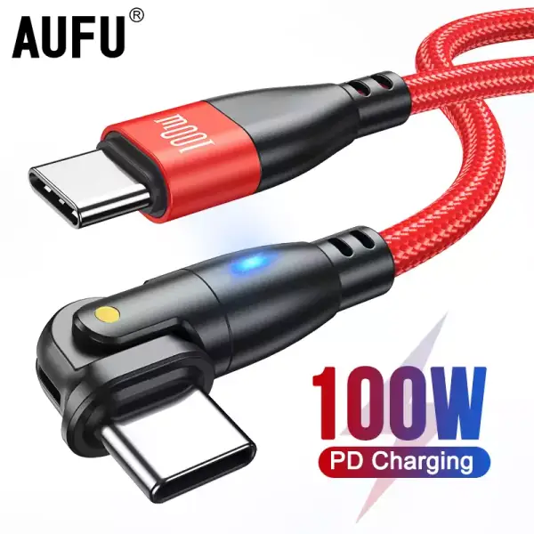 AUFU Cable USB tipo C a tipo C 3M AUFU Cable USB tipo C a tipo C 3M