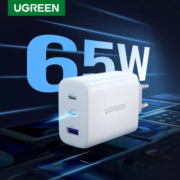 UGREEN cargador USB tipo C 65W UGREEN cargador USB tipo C 65W