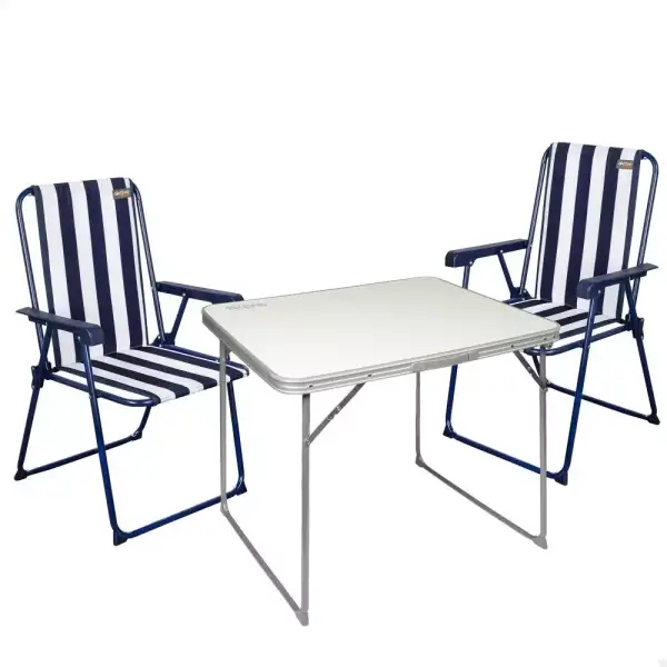 Conjunto de mesa y 2 sillas plegables Aktive Camping Conjunto de mesa y 2 sillas plegables Aktive Camping