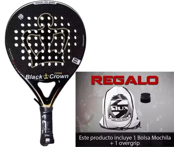 Pala Black Crown Omni + regalos Pala Black Crown Omni + regalos
