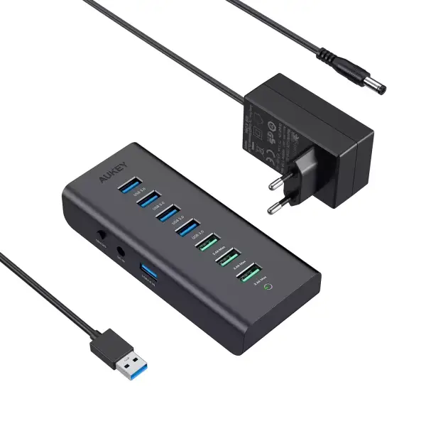 Hub Aukey con 7 puertos Hub Aukey con 7 puertos