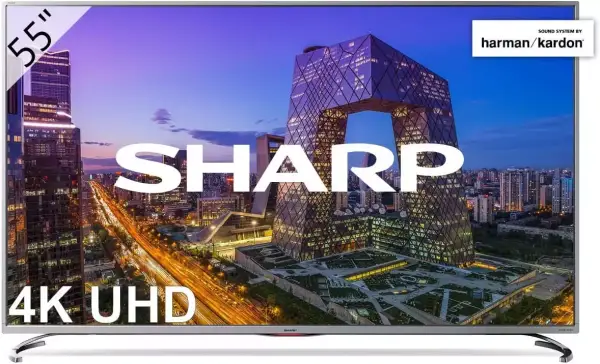 TV Sharp 55" 4K Ultra HD con Sonido Harman Kardon TV Sharp 55" 4K Ultra HD con Sonido Harman Kardon